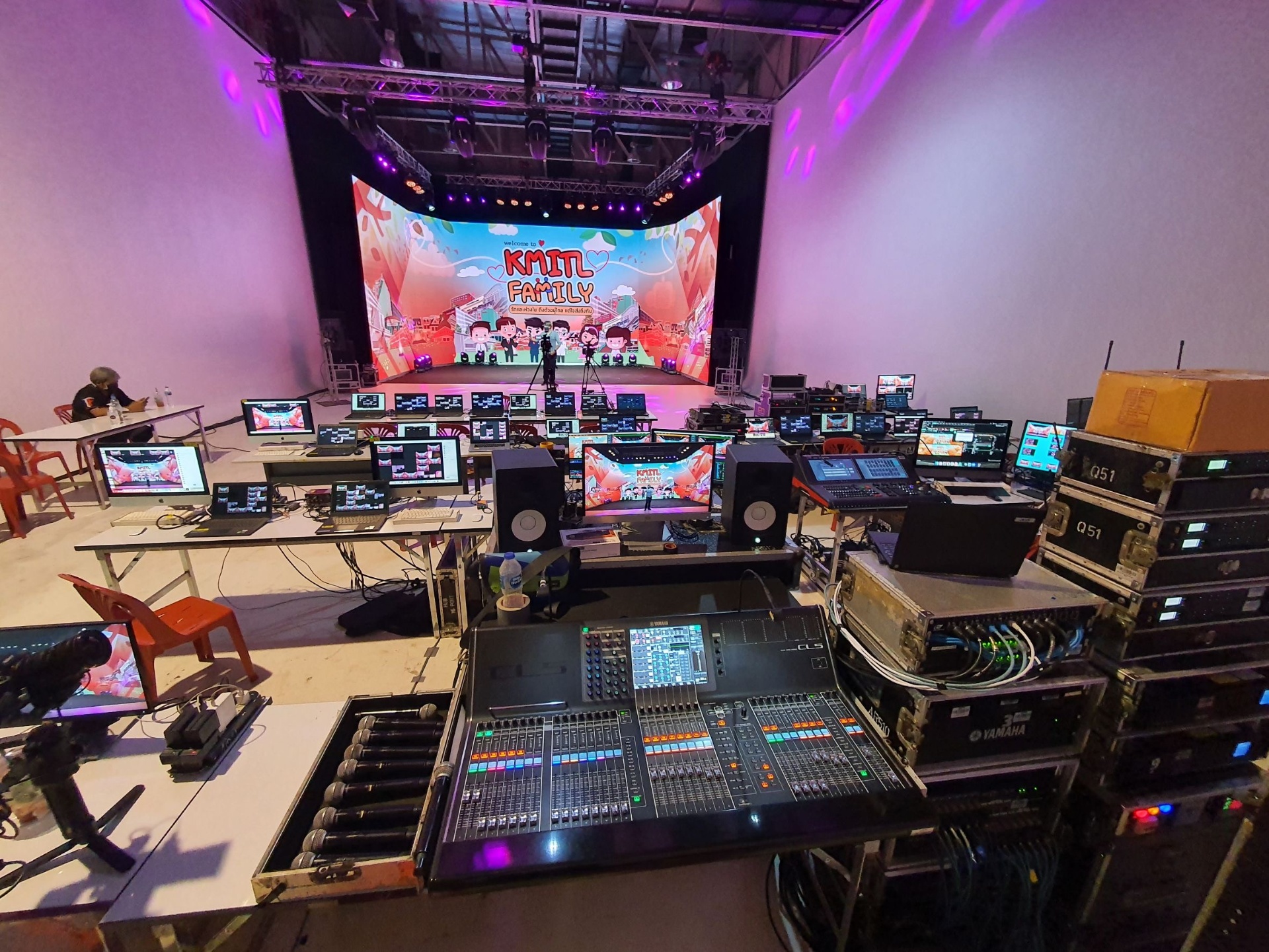 KMITL Family · หลังเวทีคอนโทรล